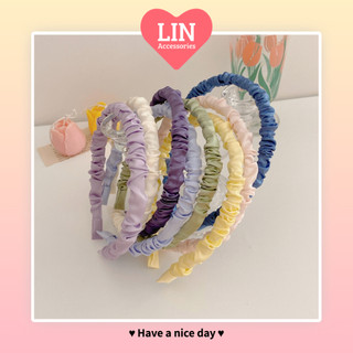 Băng Đô Vải Nhún LIN Phong Cách Hàn Quốc