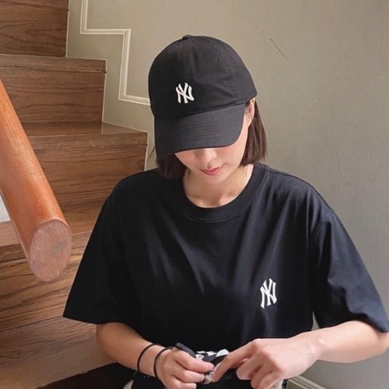 Mũ lưỡi trai MLB thêu chữ IA Unisex chất liệu vải Kaki,nón lưỡi trai Hàn Quốc