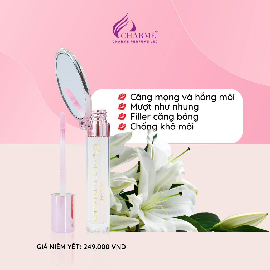 Son Dưỡng Charme Velvet Lipstick Collagen
