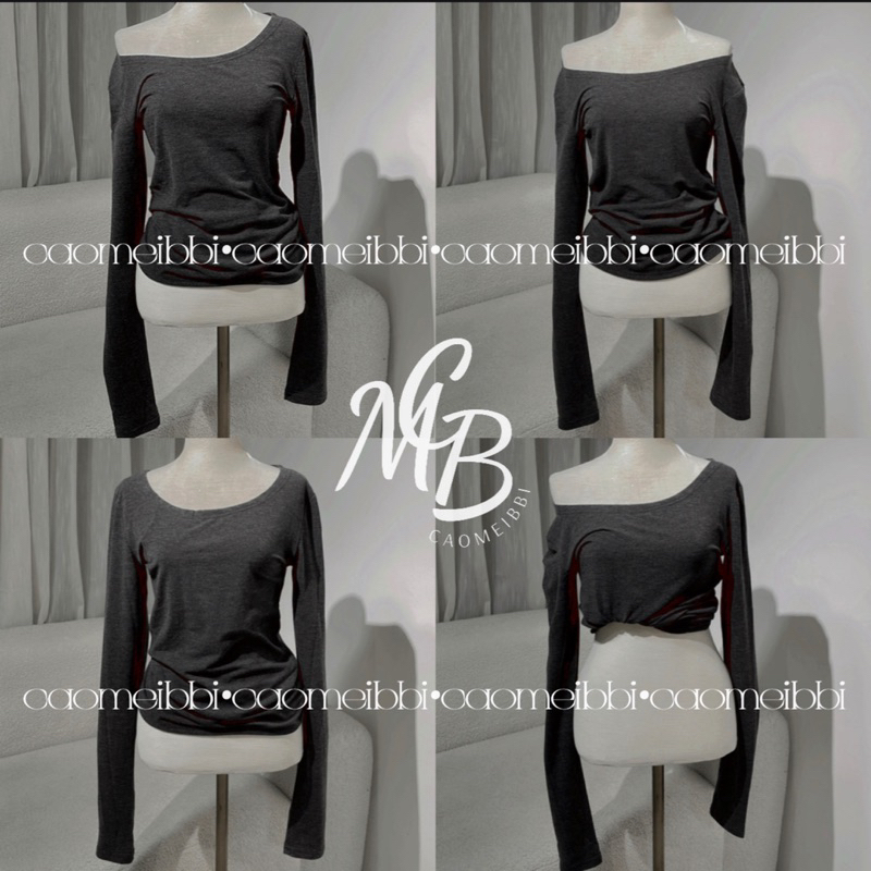 Áo Tay Dài Mỏng Xám Đậm