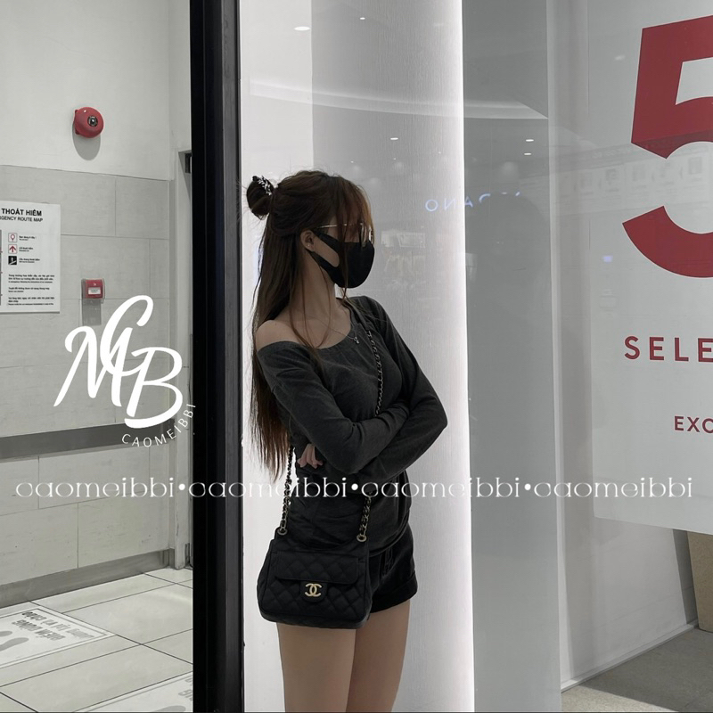 Áo Tay Dài Mỏng Xám Đậm