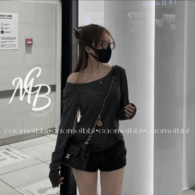 Áo Tay Dài Mỏng Xám Đậm