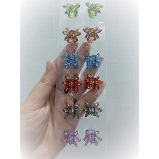 Kẹp Tóc Càng Cua Mini Trong Suốt Nhiều Màu Dễ Thương Cho Bé