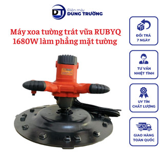 Máy xoa tường trát vữa rubyq 1680w làm phảng mặt tường chà nhám tường công suất lớn chính hãng