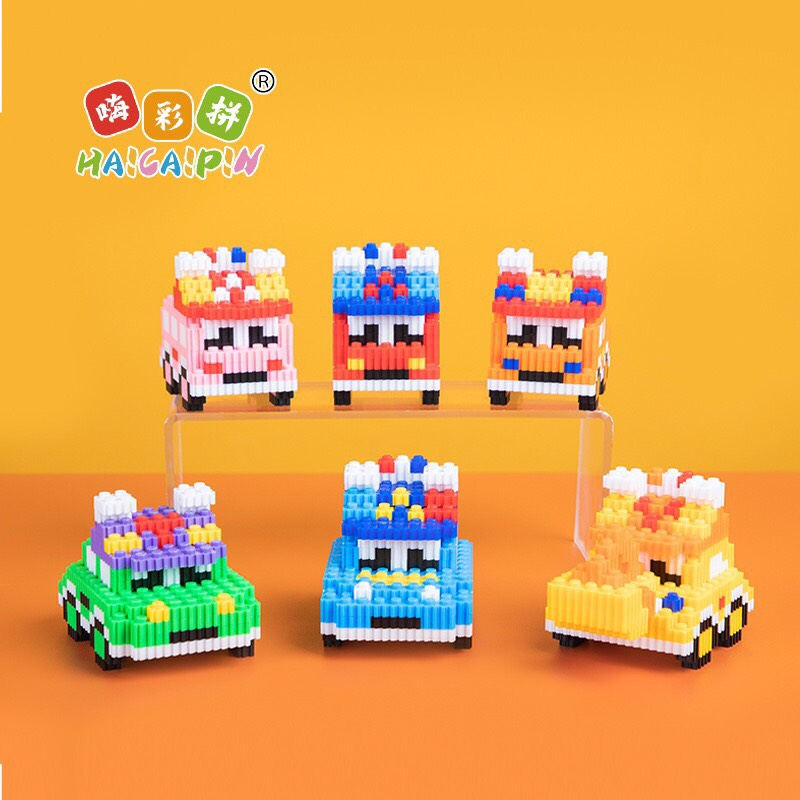 Đồ chơi lắp ráp mô hình Mini 40+ Mẫu HAICAIPIN Bộ Lắp Ráp Size Mini Hoạt Hình Dễ Thương