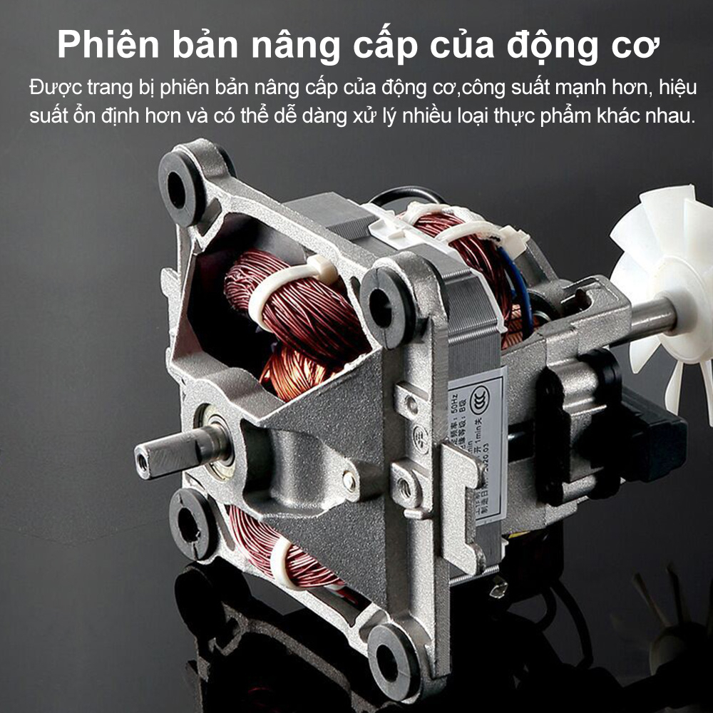 Swokii SC-1589 máy xay sinh tố công nghiệp, 4500W máy xay sinh tố đa năng, 2L máy xay sinh tố, máy say xinh tố, Với Lưỡi Thép Không Gỉ, Thích hợp cho sinh tố, thịt, trái cây và rau quả, v.v.