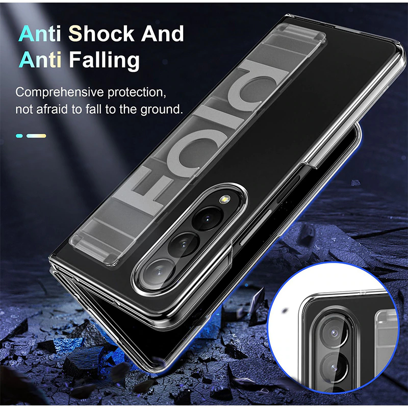 Ốp lưng chống sốc đeo tay cho Samsung Galaxy Z Fold 3 / Z Fold 4 / zFold 5 hiệu HOTCASE Luxury Wristband