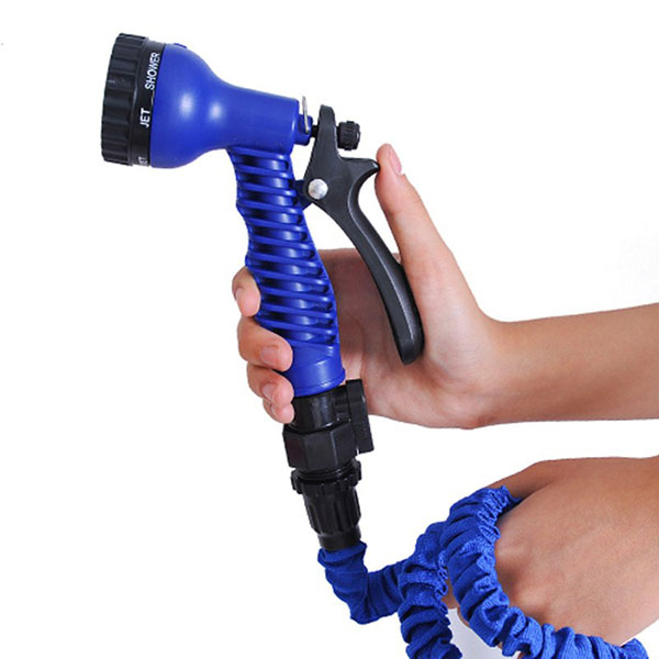 Bộ Vòi Xịt Tăng Áp Giãn Nở Magic Hose 15m Với 7 Chế Độ Phun Nước Tùy Chỉnh Đa Năng, Vòi Tăng Áp Xịt Rửa Xe, Tưới Cây