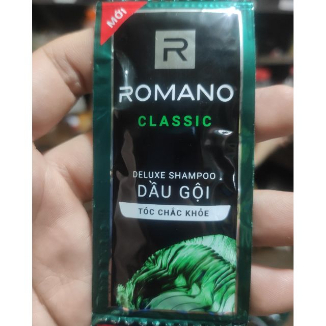 Bịch dầu gội đầu nam Romano Classic Gói dầu gội đầu nam