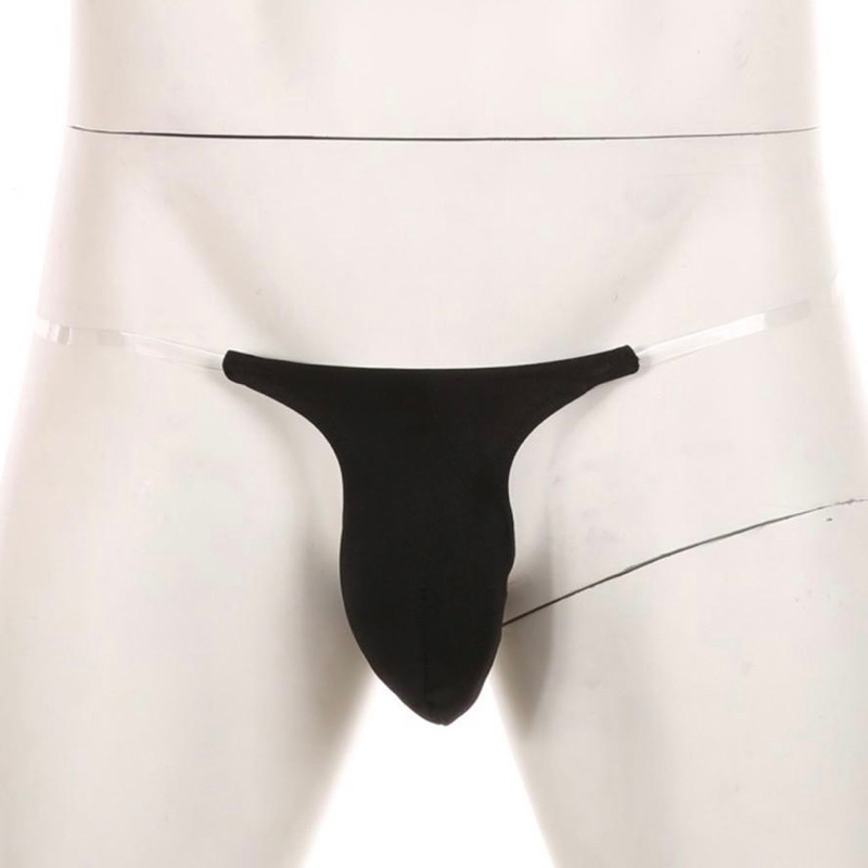 Quần lót nam lọt khe dây size XL màu đen