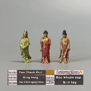 Tượng Đồng Tam Thánh Phật