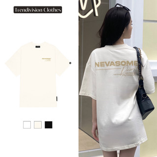 Áo Thun Cotton 250gsm NEVASOME Priority, Áo Phông Unisex cotton Nam Nữ, in chữ 2 mặt