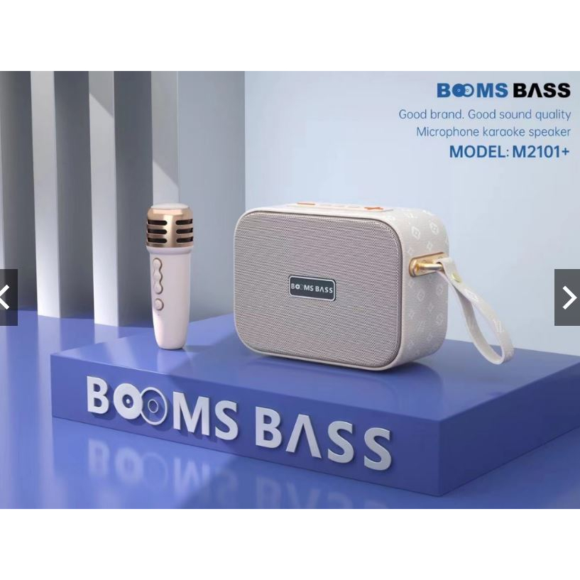 Loa Bluetooth Karaoke BOOMS BASS M22021+ kèm 1 mic ko dây cực hay