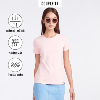 Áo Thun Cổ Tròn Basic Nữ Couple TX