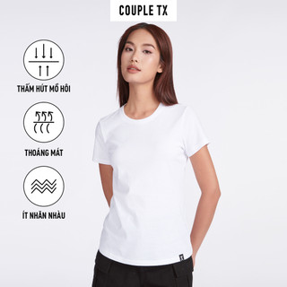  Áo Thun Cổ Tròn Basic Nữ Couple TX 