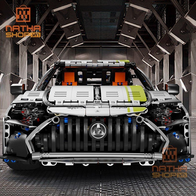 Mô hình lắp ráp LEGO siêu xe Mercedes AMG GT tỉ lệ 1:8 2316 PCS màu xám bạc