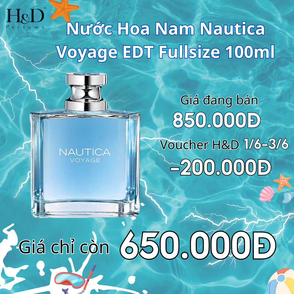 Nước Hoa Nam Nautica Voyage Chai Full 100ml