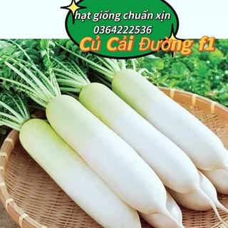 Hạt Giống Củ Cải Trắng f1 💯 Củ To, Ngọt Non💖 Chất Lượng Cao