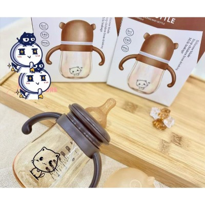 Bình sữa gấu có chống sặc cho bé 300ml