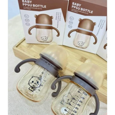 Bình sữa gấu có chống sặc cho bé 300ml