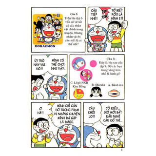 Truyện Tranh - Doraemon Đố vui (Tập 1-4)