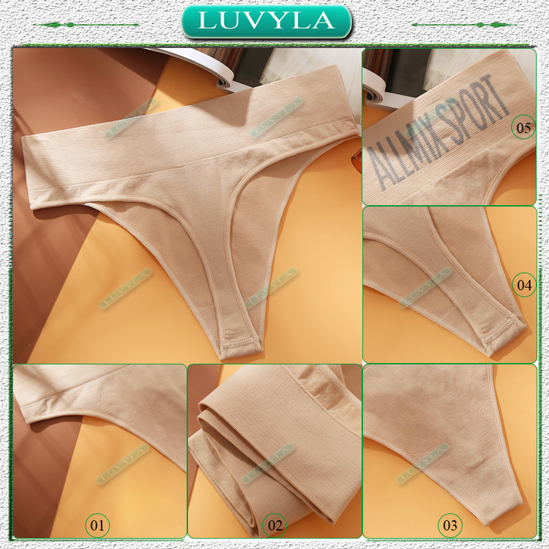 Quần lót nữ lọt khe sexy cotton thun lạnh kháng khuẩn LUVYLA QLK05