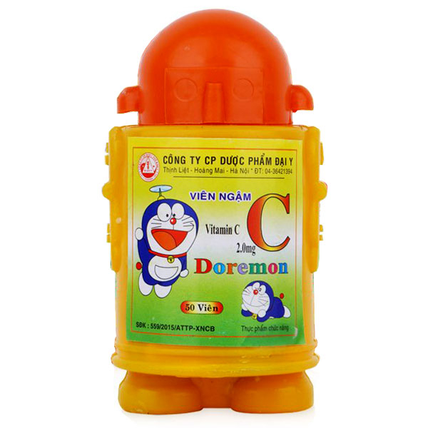 Viên Ngậm Vitamin C Doremon Tuổi Thơ - Glucose C Ngậm