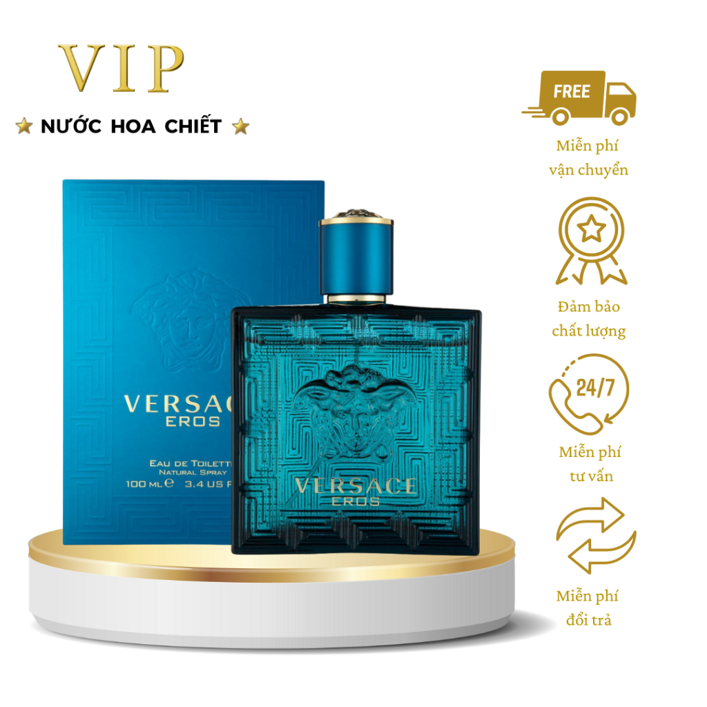 Nước Hoa Nam VERSACE EROS chiết dùng thử 10ml - VIP SHOP