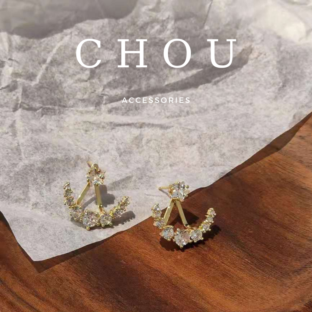 Bông Tai, Khuyên Tai Ngôi Sao, Mặt Trăng Đính Đá | CHOU ACCESSORIES |