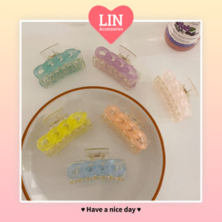 Kẹp Càng Cua Màu Kẹo Ngọt LIN Phong Cách Hàn Quốc