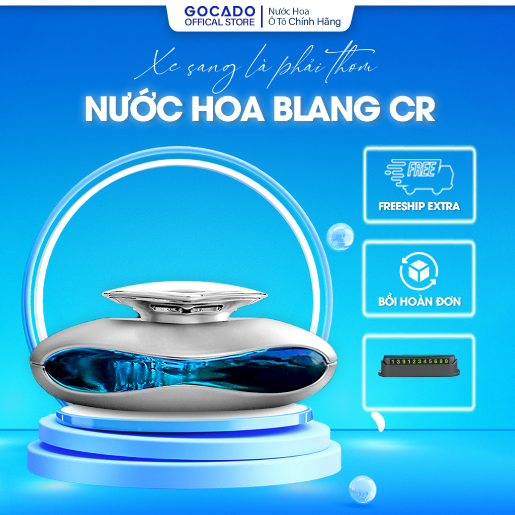 Nước hoa ô tô,nước hoa xe hơi cao cấp GOCADO Blang CR