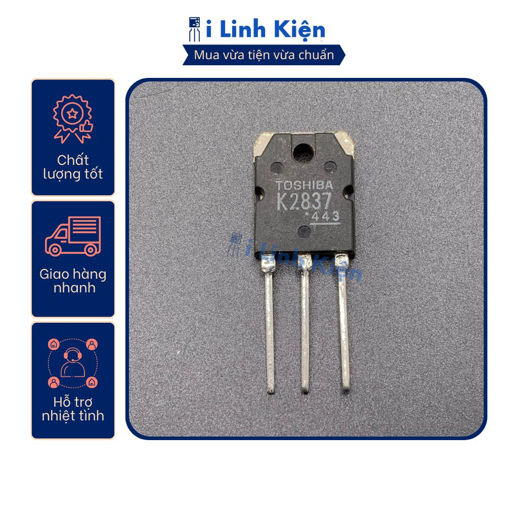 K2837 Mosfet 2SK2837 20A 500V tháo máy chất lượng tốt.