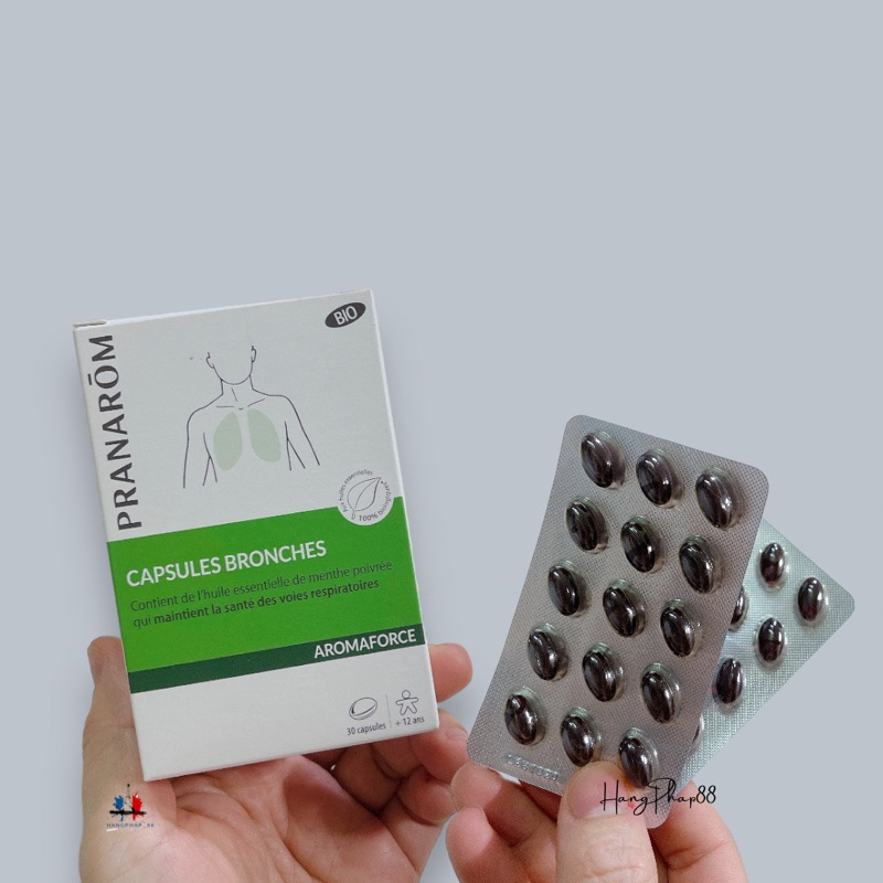 Viên bổ phổi 🫁 Pranarom Bio Pháp từ 12 tuổi đến lớn