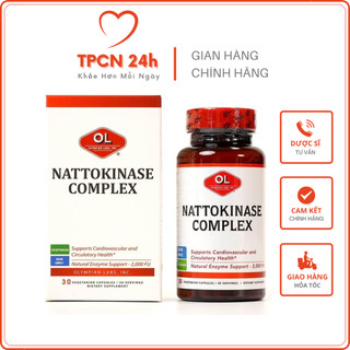 Nattokinase Complex – Hỗ trợ điều trị tai biến mạch máu não