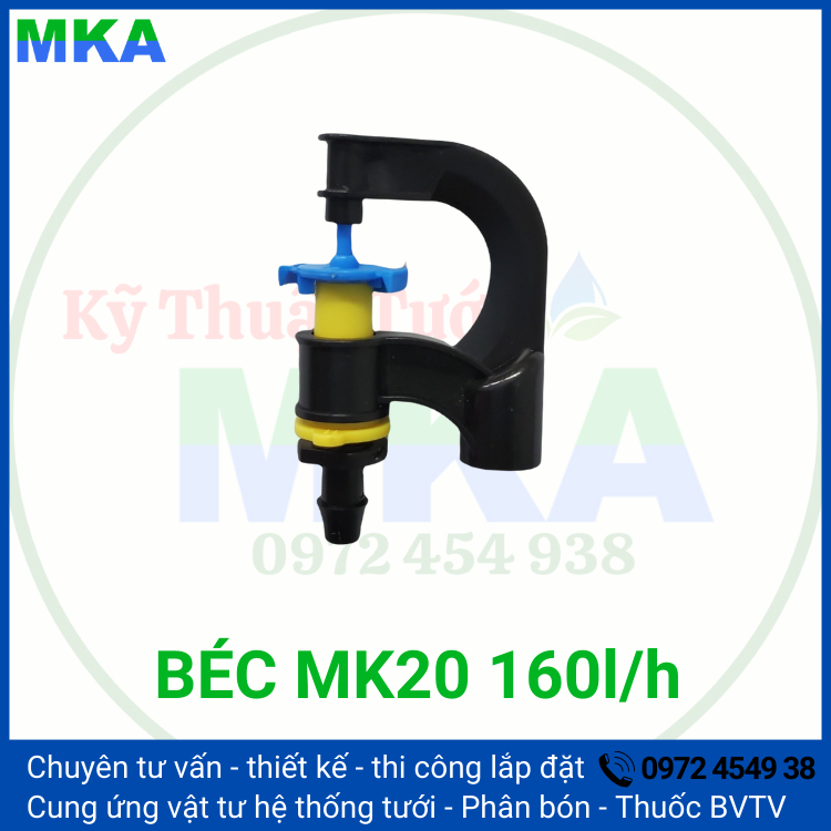 Béc tưới cây MK20 chuyên tưới gốc cho nhiều loại cây trồng (50 Cái)