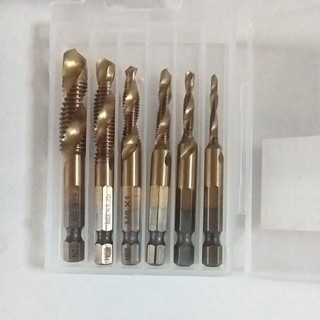 Bộ 6 mũi khoan tạo ren taro 3,4,5,6,8,10