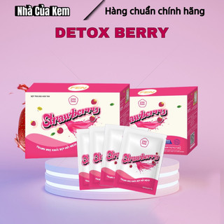 Bột trà dâu detox giảm cân 7 ngày