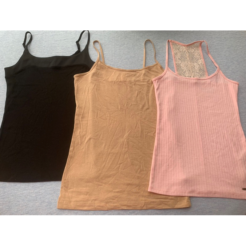 (Hàng tồn công ty new 100%) Combo 3 Áo 2 Dây 3 Mẫu 3 Màu - Size XS/S