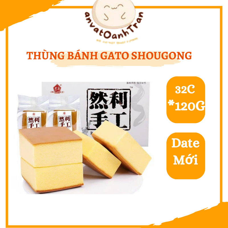 1 THÙNG BÁNH GATO SHOUGONG MÔNG TO