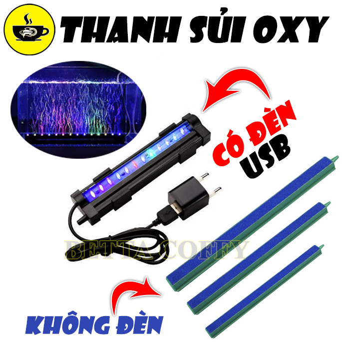 Thanh sủi gắn vào máy Oxi cung cấp oxy cho bể cá, bể thủy sinh - SẢN PHẨM CHỈ CÓ THANH SỦI. KHÔNG KÈM MÁY OXI