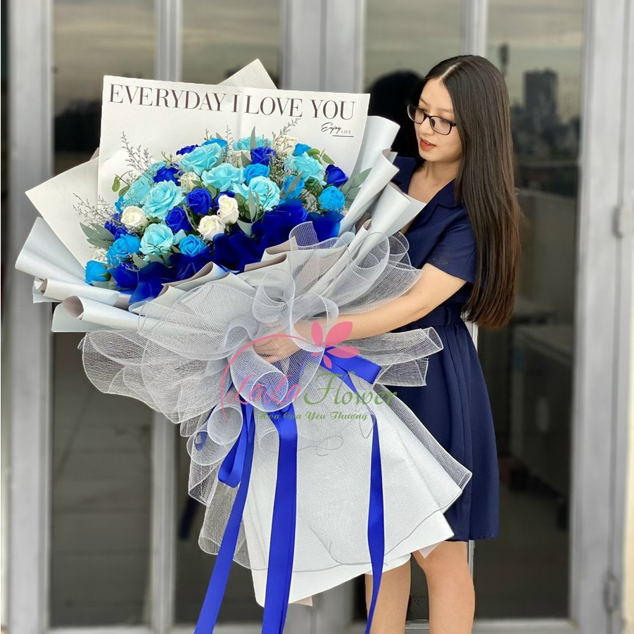 Bó Hoa Hồng Sáp Thơm 40 Bông Ngọt Ngào-Quà tặng ý nghĩa cho ngày kỷ niệm dành cho người thân 20/10, 20/11, 8/3