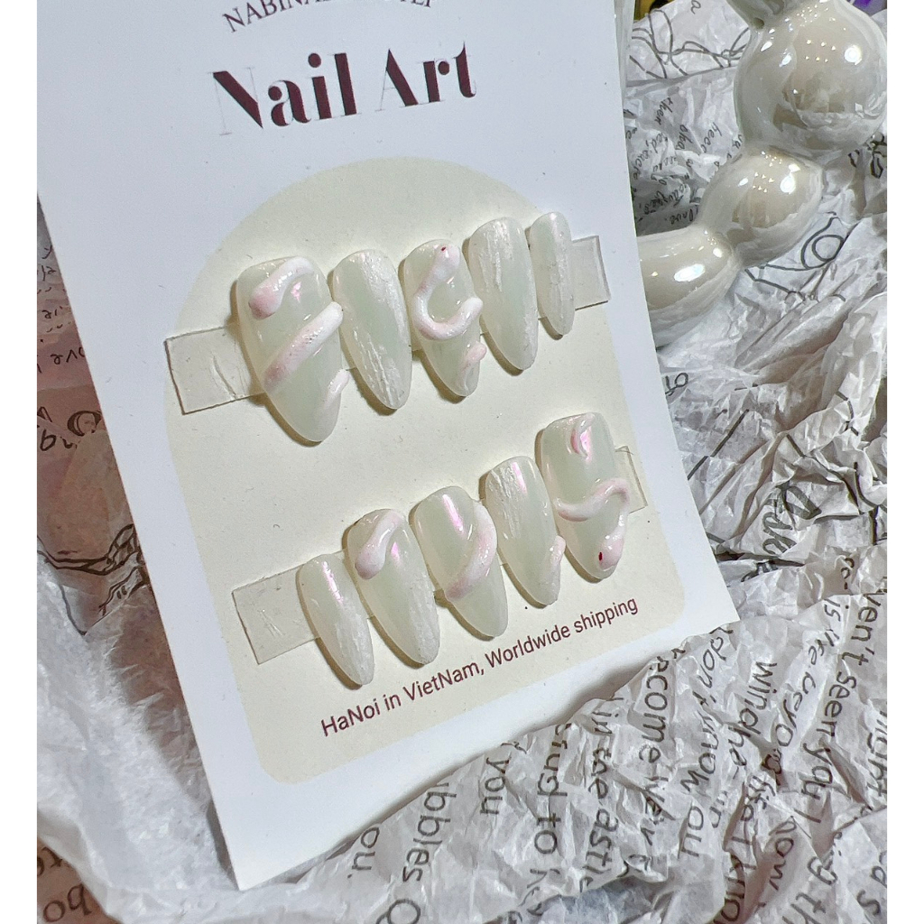 Nailbox thiết kế rắn , móng giả cá tính