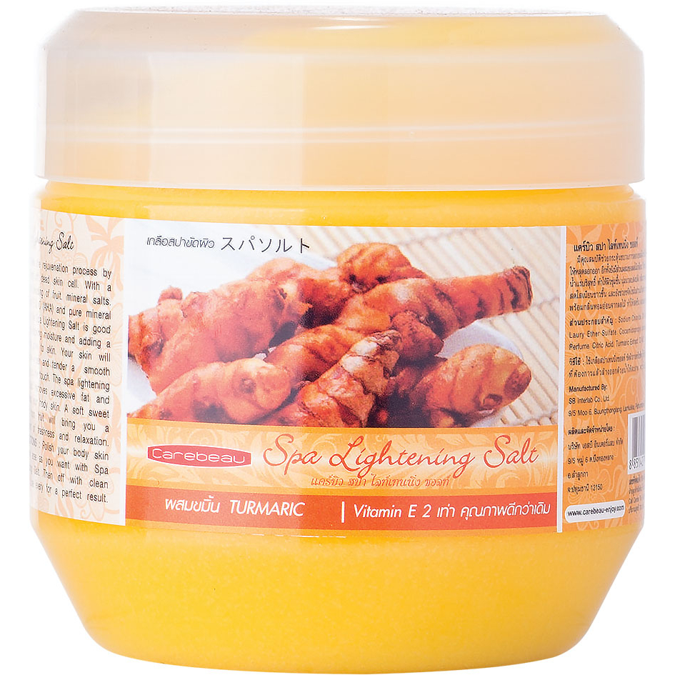 Muối tắm sáng da Carebeau 700g cam giúp da trắng sáng mờ thâm