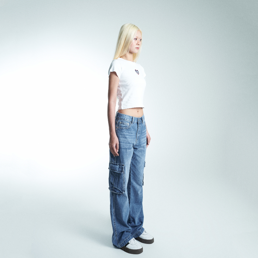 Áo Croptop Nữ Form Ôm PRADIES Cute Heart