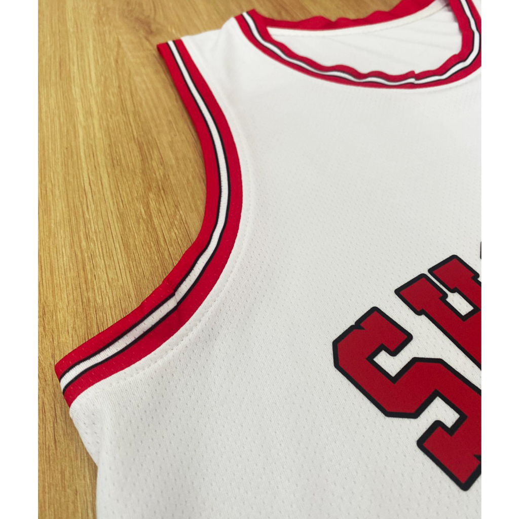 Áo đấu bóng rổ ACTEE Delo Slam Dunk - màu Trắng