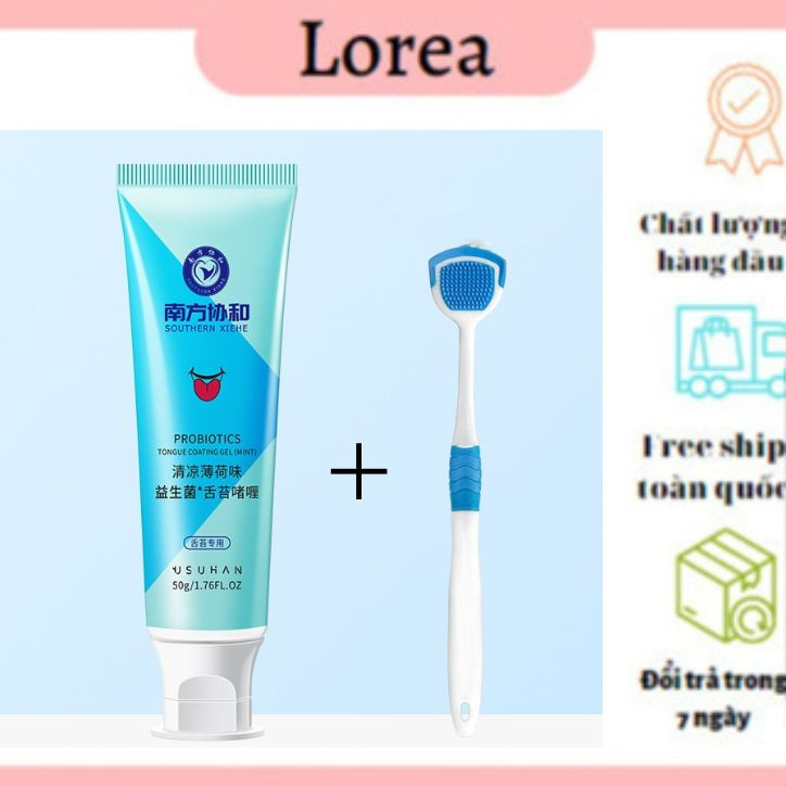 Combo gel cạo lưỡi đánh bay mảng bám, vi khuẩn và bụi bẩn tạo hơi thở thơm mát