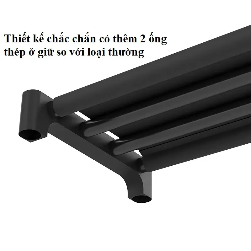 Kệ để giày dép 4 tầng hình chữ L có móc treo nón, áo khoác…. Chất liệu chắc chắn, bền bỉ, kết  cấu dễ dàng lắp đặt