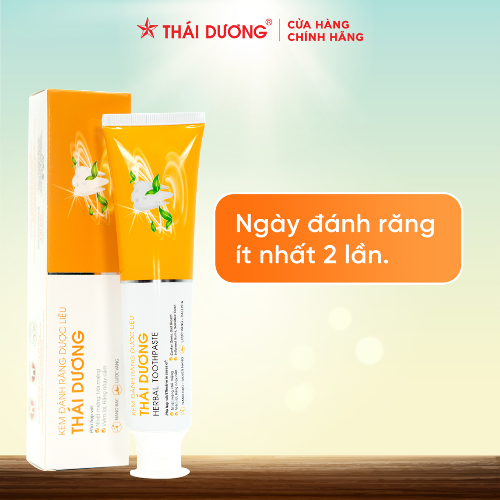 Kem đánh răng dược liệu Sao Thái Dương 150g - Sao Thái Dương