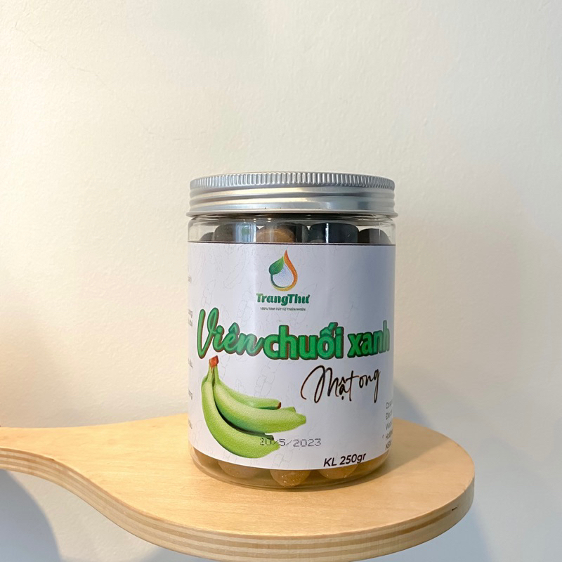 Viên Chuối Xanh Mật Ong