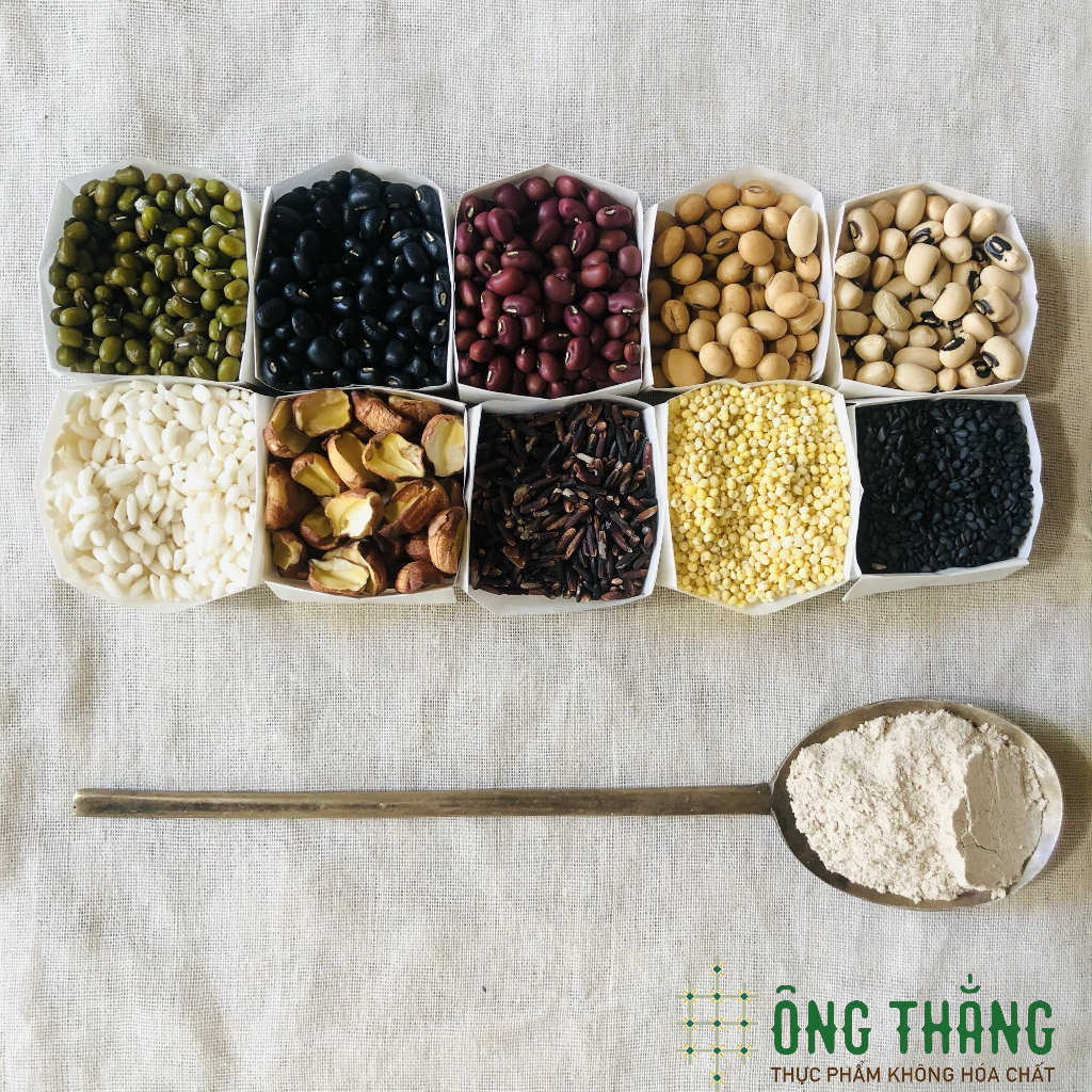 Bột 10 loại hạt ÔNG THẮNG - 1kg/500g/350g